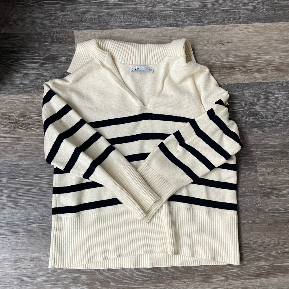 Zara striped sweater
